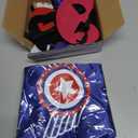 KUBUSFLY Superhero Capes for Kids, 8 Pack Halloween Costumes with Capes Masks Dress Up Set for Cosplay Party Birthday Halloween Christmas Gifts Toys for Boys Girls Kids Toddler 3+ (S)