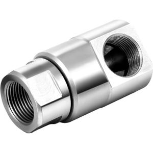 Hicarer 1/2 Inch NPT Heavy Duty Hose Reel Swivel 5000 Psi Heavy Duty Swivel Compatible with Home and Industrial Steel Hose Reel(3/4 Inch NPT)