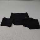 FINETOO Light Tummy Control Underwear Women High Waisted Briefs Plus Size Shapewear Under Dress Ladies Panties S-XXXL (Black)