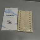 Trgowaul Velvet Hangers - Strong Finger Clips for Thin Pants (20pc, Beige)