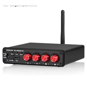 4 Channel Bluetooth Amplifier, 50W x 4 Audio Power Amp, Hi-Fi Home Stereo Speaker Receiver [Douk Audio M4]