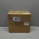 MyGift Vibrant Lifelike Artificial Plant Pothos Leafy Vine Greenery in White Concrete Rectangular Planter Box