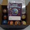 Valentines Day Gifts for Kids - 27 Pack Valentines Day Cards for Kids School with 9 Solar System Planet Balls, Bouncy Space Balls for Kids, Valentine Party Favors, Classroom Prize Exchange