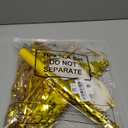 Foil Star Piata with Blindfold and Bat for Birthday Foldable Star Shape Piata with Stick Festive Fiesta Party Supplies Favors for Mexican Party (Gold) (23.6 x 23.6 Inches)