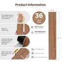 INMOZATA Peel and Stick Floor Tile Vinyl Flooring, Waterproof Vinyl Plank Flooring Wood Grain Self Adhesive Peel and Stick Flooring for Bedroom, Living Room, Kitchen, RV(Burlywood)