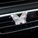 Beimo Butterfly Car Air Vent Freshener, Decoration Diffuser Stone, Romantic Butterfly Car Decorations, Small Gift for Friend (01 Colour)