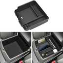 YOJOJOCO Center Console Organizer Compatible with Kia Carnival 2026 2025 2024 2023 2022 (LX/LXS/EX/SX/SX Prestige) Accessories Black ABS Plastic Material Armrest Secondary Storage Box