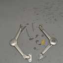 Lid Support Hinge Lid Stay with Soft Close Toy Box Hinge Supports Drop Lids of Cabinets Kitchen 40lb/2pcs