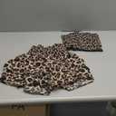 GORGLITTER Women's Sexy Summer Going Out Outfits Tube Tops Cheetah Leopard Print Y2k Mini Skirt Set (Black and Brown), XS