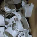 70 Sets Light Clips for Govee H706 H806 Mounting Clips with 140 Screws Compatible with Govee Pro Permanent Outdoor Lights Extension, Install Firmly (White)