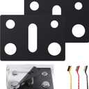 Stove Top Protector for Frigidaire Gallery Gas Range - 2 Pcs Reusable Burner Splatter & Spill Guard Liner Only Compatible with Models GCFG3060BF & GCFG3060BD, Bonus 3 Cleaning Brushes