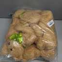 HyDren 18 Pack Bear Stuffed Animal Bulk 10 Inch Small Plush Stuffed Bears Toy with Bow Tie for Baby Shower Birthday Gift Party Favors, Beige, White