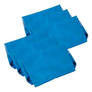ECR4Kids Stackable Kiddie Cot Fabric, Standard, Replacement Parts, Daycare Essentials, Blue, 6-Pack