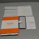 TUCCH Wallet Case for iPhone 17 (6.3") 2025, RFID Blocking 4 Card Holders | Kickstand | Shockproof TPU Shell | PU Leather | Magnetic Closure | Protective Flip Folio Cover | White