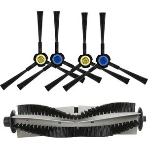 BuleVina 5PCS/Set Main Brush, Side Brush Robot Vacuum Replacement Parts Compatible with ilifeA7/A9S/X785/X750/X800, for US Handheld Robotic Filters Cleaner Spare Accessories Accessory