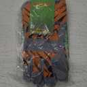 ZooHands Youth Gardening Gloves, Leather Palm, 1Pair Pack, Tiger & Zebra Print 3-6 Years