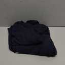 Trendy Queen Women's 2 Piece Matching Lounge Set Long Sleeve Side Ruching Top Wide Leg Drawstring Pants Set with Pockets (Medium, Navy)