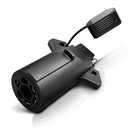 OPT7 7 Pin to 4 Pin Trailer Adapter w/Secure Tab, 7 Way Blade to 4 Way Flat Trailer Light Connector for Pickup Truck Trailer Tow Hitch, 3.75" Long x 1.75" Diameter