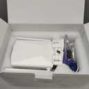 4G Cellular Security Camera, 4K Wireless Outdoor Solar Cam 3 Lens, LTE or WiFi 2 Mode, 10x Optical Zoom, 360 PTZ AI Tracking, Local Storage & 64G SD Card Included, 12000mAh 9W Bullet-PTZ Cam (white)