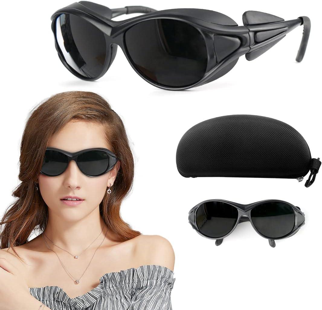 ULTREMA Red Light Therapy Glasses, Eyes Protection for Tanning Goggles, IPL Laser Safety Glasses 200-2000nm, Eye Protection for Red Light Therapy.
