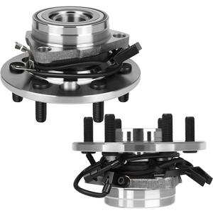ECCPP Wheel Hub and Bearing Assembly Front 515024 fit for Chevy Tahoe K1500 K2500 Cadillac Escalade GMC K1500 Yukon K2500 Suburban 95 96 97 98 99 00 4WD 4x4 6 lugs wheel hub W/ABS 3 Bolt Flange 2 pcs