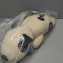 Vintoys Bull Terrier Dog Big Hugging Pillow Soft Plush Toy Stuffed Animals White 21"