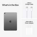 Apple iPad Air 11-inch (M4): Liquid Retina Display, 128GB, 12MP Front/Back Camera, Wi-Fi 7 with Apple N1, Touch ID, All-Day Battery Life Space Gray