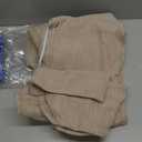 MIULEE Taupe Linen Curtains 96 Inch Long for Bedroom Living Room, Soft Thick Linen Textured Window Drapes Semi Sheer Light Filtering Back Tab Rod Pocket Burlap Look Farmhouse Country Decor, 2 Panels