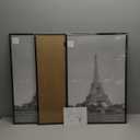 upsimples 16x24 Picture Frame Black 3 Pack, Scratch-Proof Poster Frames 16 x 24 for Photo Gallery - Slide-In Strips, Horizontal or Vertical Wall Mounting