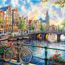 Jigsaw Puzzles 300 Pieces for Adults Bike Puzzles for Kids Ages 8-10 10-12 Puzzle Games 300 Piece Puzzle Recycled Cardboard Puzzles Educational Toys Gift Family