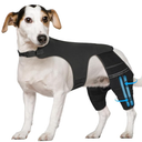 Marnonsis Dog Leg Braces for Torn ACL Hind Leg, with 4 Metal Stabilizers Support,Adjustable Dog Knee Braces for Back Leg, CCL, Luxating Patella, Ligament Injuries, Hip Dysplasia, L