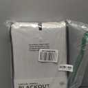 100% Blackout Shield Linen Blackout Curtains for Bedroom 84 Inches Long, Back Tab/Rod Pocket Living Room Drapes, Thermal Insulated Blackout Curtains 2 Panels Set, 50" W x 84" L, Cream