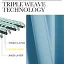 NICETOWN RV Blackout Curtains for Camper Windows, Teal Blue, 29" Wide by 50" Long, 2 PCs, Short Blackout Curtains & Drapes, Thermal Insulated Blackout Curtain Panels for Kids Room, Play Room