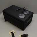 Upgrade Bench Seat Center Console with Cup Holder, Universal Center Console Organizer with USB, Truck Armrest Center Console with Side Pockets for Car and Van Back Bench Seat Storage Box