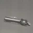 Ice Cream Scoop, 7 inches Nonstick Anti-Freeze One Piece Aluminum Scooper Spoon, Heavy Duty Durable Design, Easy Clean, for Gelato, Cookie Dough, Sorbet, Almond (Silver)