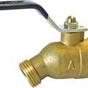 American Valve M74QT 3/4" Quarter Turn Sillcock FIP, 3/4-Inch