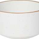 Now Designs Stoneware Soup Bowl with handles, White DIA5 x W7.5 x H2.75in
