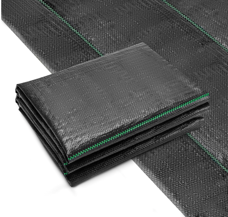 GRASSCLUB 4ft x 100ft Weed Barrier Landscape Fabric, Heavy Duty Premium Weed Control Fabric, Durable Weed Block Gardening Mat