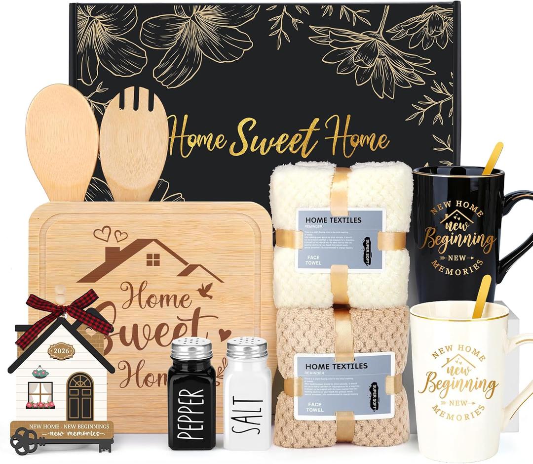 House Warming Gifts New Home Gift Ideas Popular Housewarming Gift Baskets Closing Gifts for Home Buyers New Apartment Presents Stuff for Homeowners Women Men Couple Unique First House Must Have Items