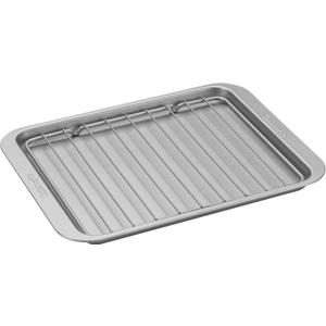 Cuisinart AMB-TOBPRK Toaster Oven Broiling Pan w/ Rack, silver, 11.2"(l) x 8.6"(w) x 0.06"(h)