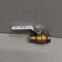 PROCURU 1-Pack 1-Inch Sweat (CxC) Heavy Duty Brass Ball Valve, Full Port, 600 WOG, Certified Safe (3BC100-1P)