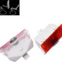 2pc Car Door LED Logo Projector Lights, Welcome Shadow Lamp, Automotive Step Light Compatible with auto 2008-2015 GLK X204 2004-2011 A class W169 W168 2009-2011 B class W245 (GLK)