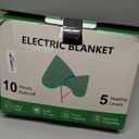 Electric Blanket Full Green Heated Blanket 72''X84'', Ultra Soft Silky Flannel Heating Blanket with 5 Heat Levels & 10 Hrs Timer, ETL Certified & Overheat Protection, Gifts for Grandma(Hunter Green)