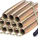 Trampoline Springs Replacement 3.5" to 8.5" Galvanized Steel Heavy Duty High Tensile Universal Trampoline Accessories with T-Hook Tool, 12 to 48 Pack