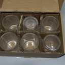 PENCK 6 Pack Glass Votive Candle Holders, Vintage Candle Holder Set for Floating Candle, Tealight Candle Holder, Table Centerpiece, Home Decor and Party Supplies