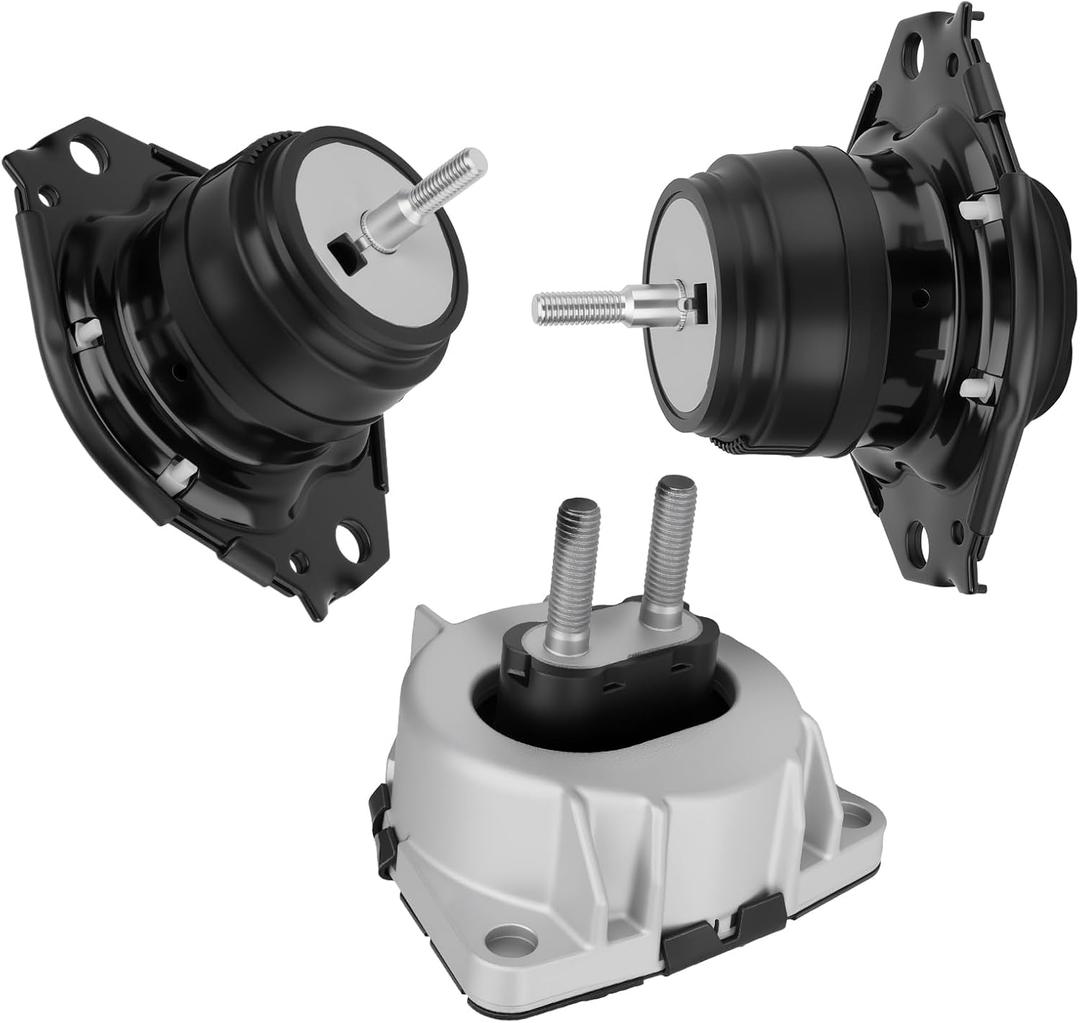 Engine Motor Mount & Transmission Mount Compatible with Jeep Grand Cherokee and Dodge Durango 3.6L 5.7L RWD 2011-2019 Set of 3 Replace# A5611 A5488 5038548AB 68032662AD