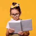 Back To School Hair Ties Yellow Pencil Hair Accessories Stripe Bow Hair Bands Bowknot Cute Rubber Bands for Women Girls Non Slip Ponytail Holders for Student Teacher Outfits Decor 2pcs