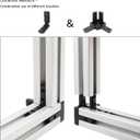 12Pcs Black 10 Series Aluminum Extrusion Profiles 1010 Series L-Shape Interior Corner Connector Joint Bracket with Screws for 10/10 1" x 1" 1 Inch x 1 Inch Extruded Aluminum Profiles