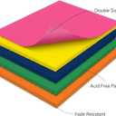 VinTS 50Pcs Poster Board,22x28 Colored Poster Paper,Assorted Colors Poster Board Bulk for Art Display Board,Classroom Use,School Craft Project,Presentation Drawing