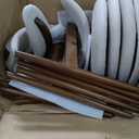 COLAMY Wooden Dining Chairs Set of 4, Modern Fabric Upholstered Kitchen Side Chairs, Farmhouse Dining Room Chair with Foot Pegs, Beige